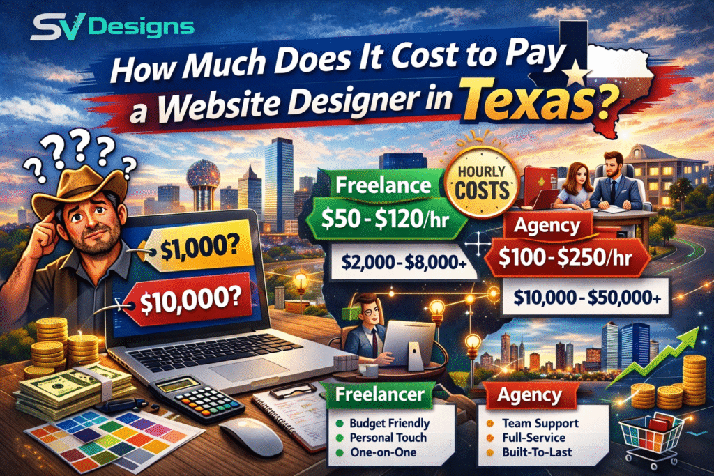 How Much Does It Cost to Pay a Website Designer in Texas?