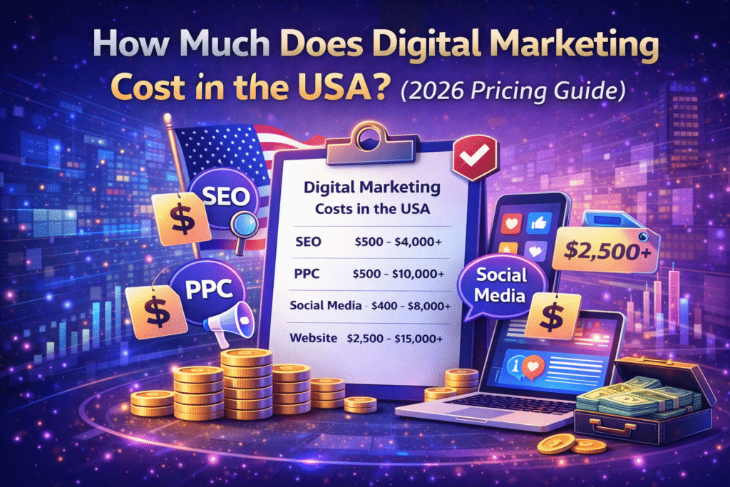 How much does digital marketing cost in USA? [2026]