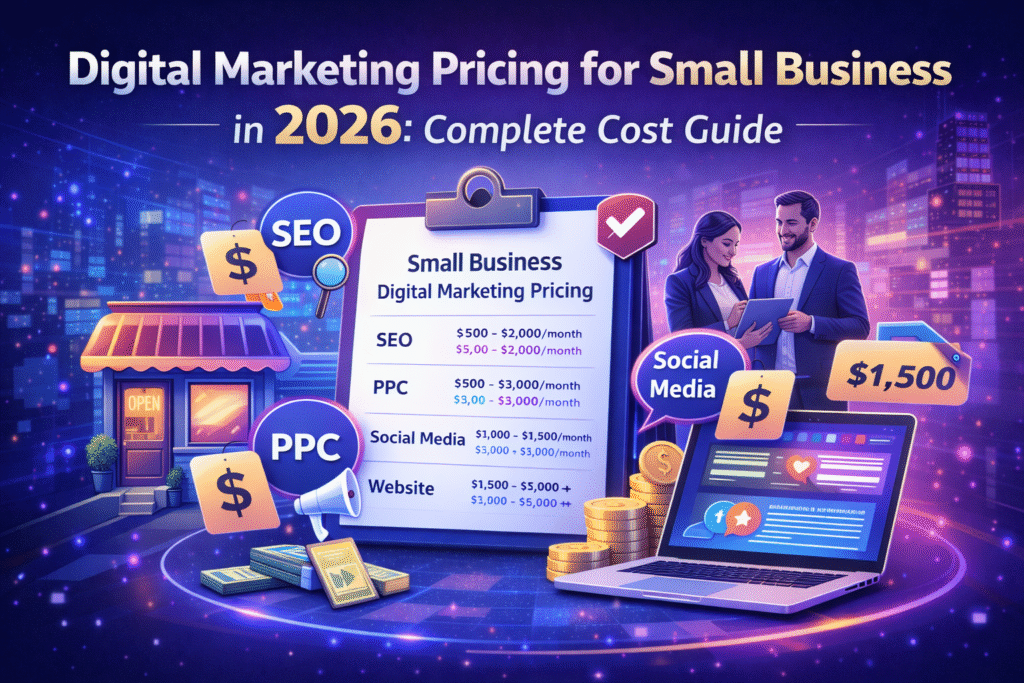Digital Marketing Pricing For Small Business: 2026 Guide
