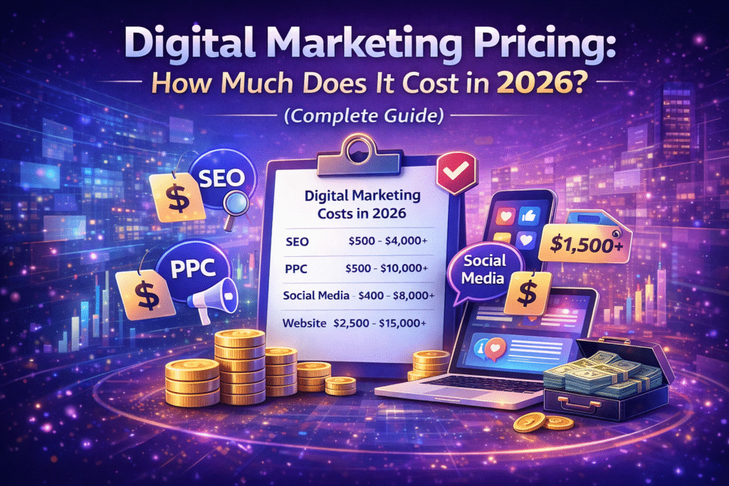 Digital Marketing Pricing: How Much Does It Cost in 2026?