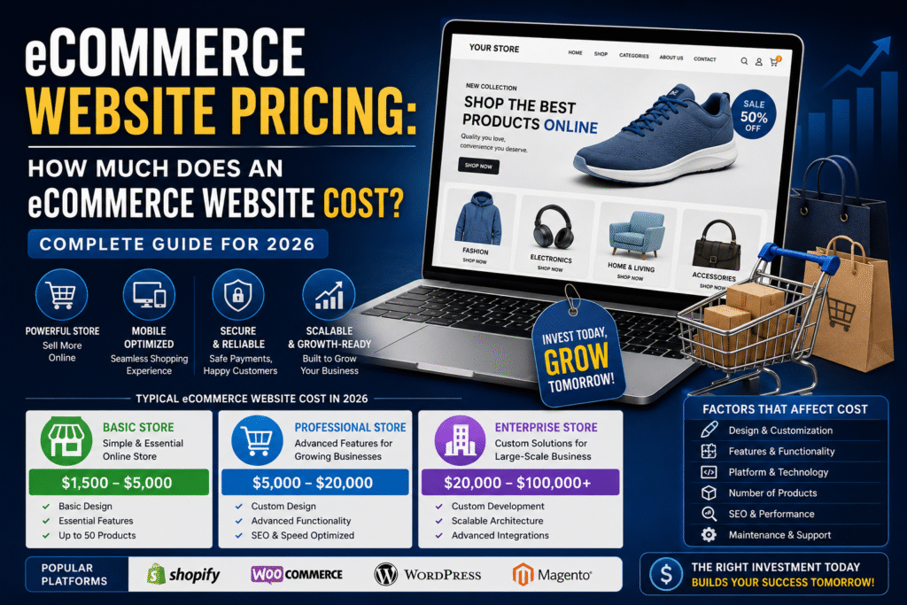 eCommerce Website Pricing: How Much Does an eCommerce Website Cost?
