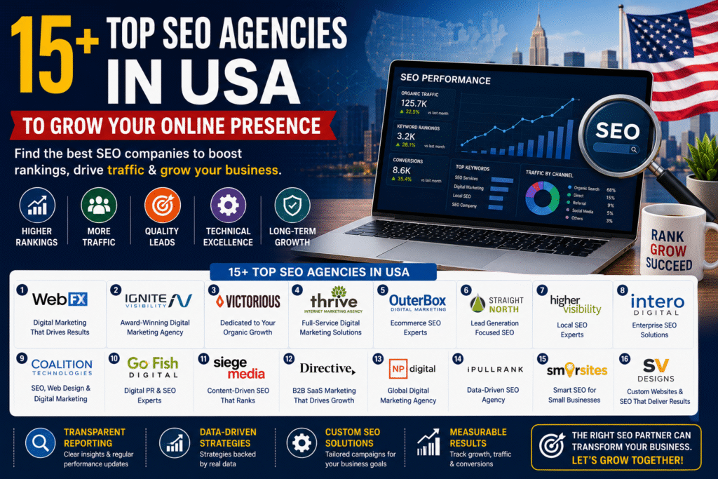 15+ Top SEO Agency in USA To Grow Your Online Presence